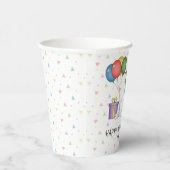 Blue Italian Greyhound Niedlich Dog - Happy Birthd Pappbecher (Rechts)