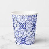 Blue Italian Main Squeeze Brautparty Lemon Pappbecher (Rückseite)