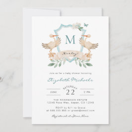 Blue It's a Boy Baby Shower Einladung