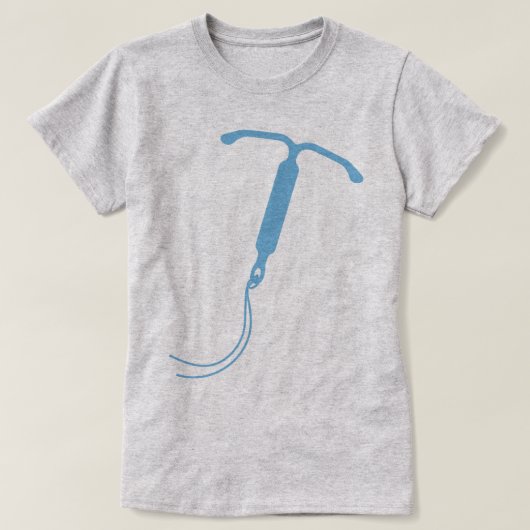 Blue IUD Graphic T-Shirt (Design vorne)