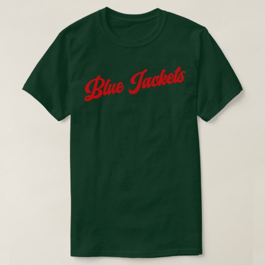 Blue Jackets Retro Columbus Blue Jackets T-Shirt (Design vorne)