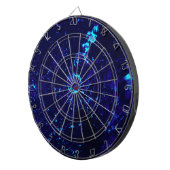 Blue Jacuzzi Bläschen Dartboard Dartscheibe (Vorderseite rechts)