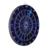 Blue Jacuzzi Bläschen Dartboard Dartscheibe (Vorderseite Links)