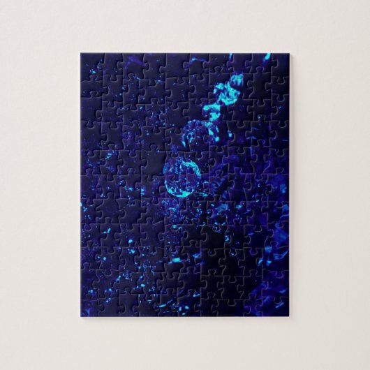 Blue Jacuzzi Bubbles Jigsaw Puzzle (Vertikal)