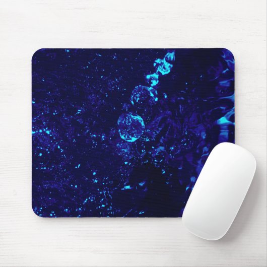 Blue Jacuzzi Bubbles Office Mouse Pad Mousepad (Mit Mouse)