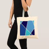 Blue JanaiCreates Color Collection Tote Bag Tragetasche (Vorderseite (Produkt))