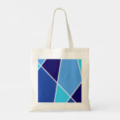 Blue JanaiCreates Color Collection Tote Bag Tragetasche (Rückseite)