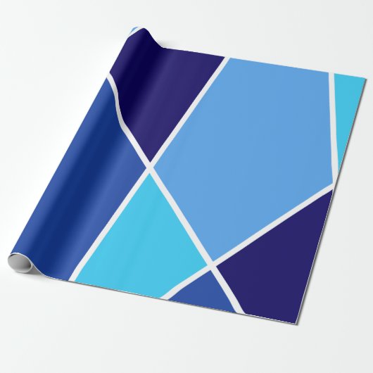Blue JanaiCreates Color Collection Wrapping Paper Geschenkpapier (Ungerollt)
