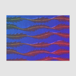 BLUE JAPANESE WOODBLOCK PATTERPATTERpapier Seidenpapier