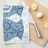 Blue Jar Ginger Jars Mosaic Geschirrtuch (Viertel Falte)