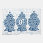 Blue Jar Ginger Jars Mosaic Geschirrtuch (Horizontal)