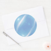 Blue-Jaw-Breaker-Party-Sticker Runder Aufkleber (Umschlag)