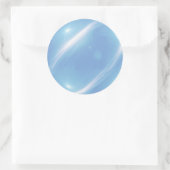Blue-Jaw-Breaker-Party-Sticker Runder Aufkleber (Tasche)