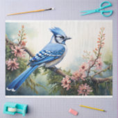 Blue Jay 2 Decoupage Seidenpapier (Basteln)