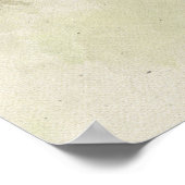 Blue Jay bird Aquarellbild Poster (Ecke)