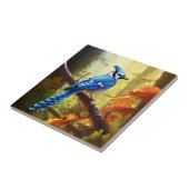Blue Jay Bird Art Keramik Tile Fliese (Seite)