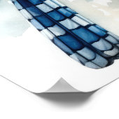 Blue Jay Bird Art Print Poster (Ecke)