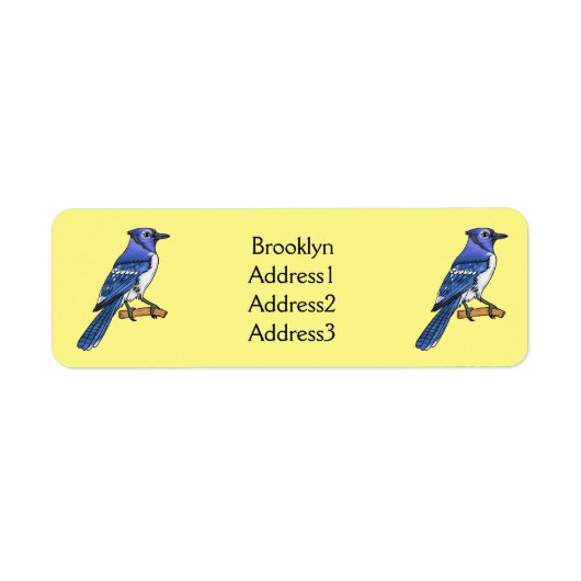 Blue Jay bird Cartoon (Vorne)