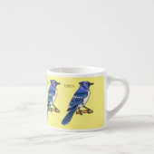 Blue Jay bird Cartoon Espressotasse (Rechts)