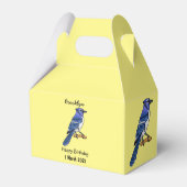 Blue Jay bird Cartoon Geschenkschachtel (Rückseite)