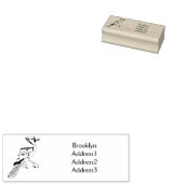 Blue Jay bird Cartoon Gummistempel (Stempel)