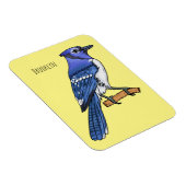 Blue Jay bird Cartoon Magnet (Rechte Seite)
