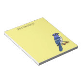 Blue Jay bird Cartoon Notizblock (angewinkelt)