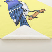 Blue Jay bird Cartoon Sherpadecke (3/4)