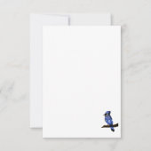 Blue Jay Bird Dankeskarte (Vorderseite)