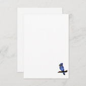 Blue Jay Bird Dankeskarte (Vorne/Hinten)