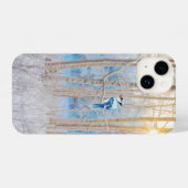 Blue Jay Bird Forest Trees - The Nature iPhone Hülle (Rückseite (Horizontal))