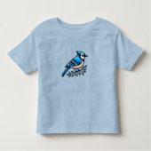 Blue Jay bird Kleinkind Fine Jersey T - Shirt (Vorderseite)