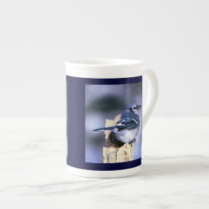 Blue Jay Bird Liebhaber Porzellantasse