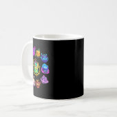Blue Jay Bird mit Sungles Vogelbeobachtung Kaffeetasse (Vorderseite Links)