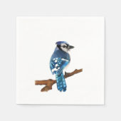 Blue Jay bird Napkins Serviette (Vorderseite)