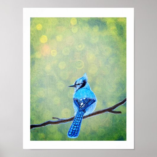 Blue Jay Bird Poster (Vorne)