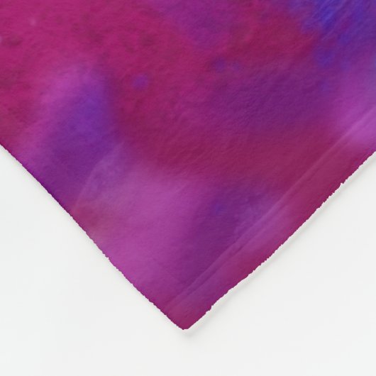 Blue Jay Bird Tree Branch Pink Personalized Fleecedecke (Ecke)