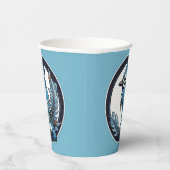 Blue Jay Blue Bird Pappbecher (Rechts)