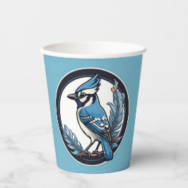Blue Jay Blue Bird Pappbecher