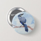 Blue Jay Button (Vorne & Hinten)