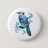 Blue Jay Button (Vorderseite)