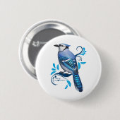 Blue Jay Button (Vorne & Hinten)