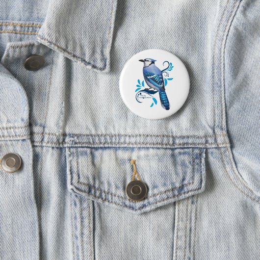 Blue Jay Button (Beispiel)