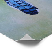Blue Jay Canvas Print Poster (Ecke)