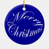 Blue Jay Christmas Ornament (Hinten)