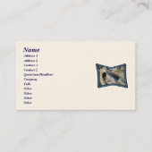 Blue Jay Feather Coordinated Items Business Card Visitenkarte (Vorderseite)