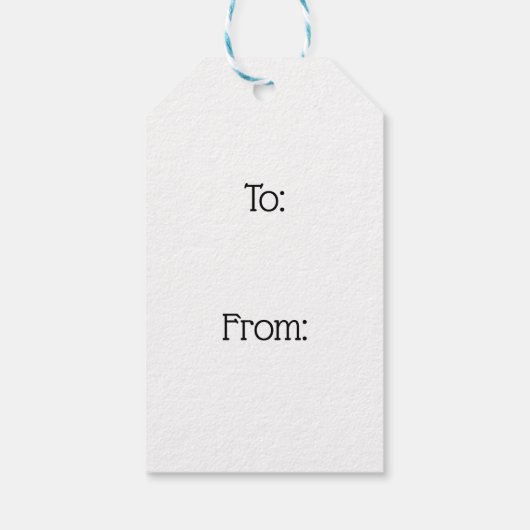 Blue Jay Geschenkanhänger (Rückseite)