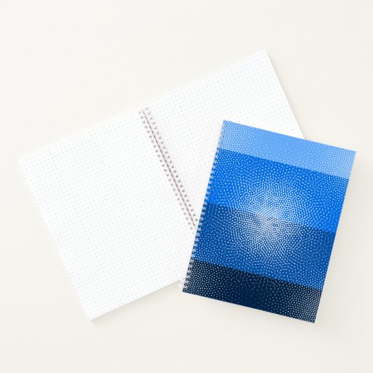 Blue Jay inspiriert Gradient Notebook Notizblock (Innenseite)