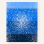 Blue Jay inspiriert Gradient Notebook Notizblock (Vorderseite)