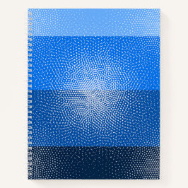 Blue Jay inspiriert Gradient Notebook Notizblock